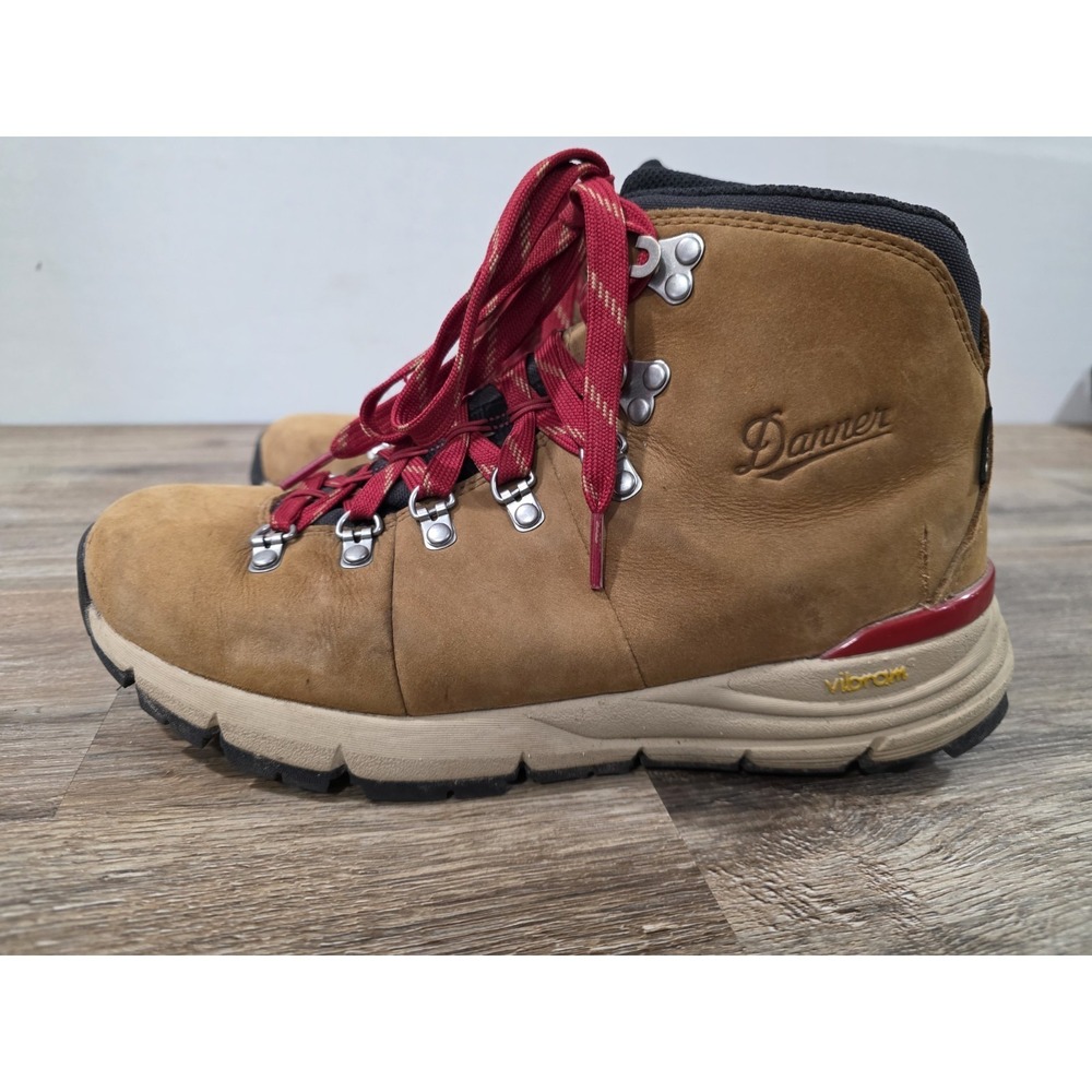 Danner Mountain 600 4.5" Brown Red Waterproof Suede Hiking Boot Women's Size 9.5 - Picture 4 of 10
